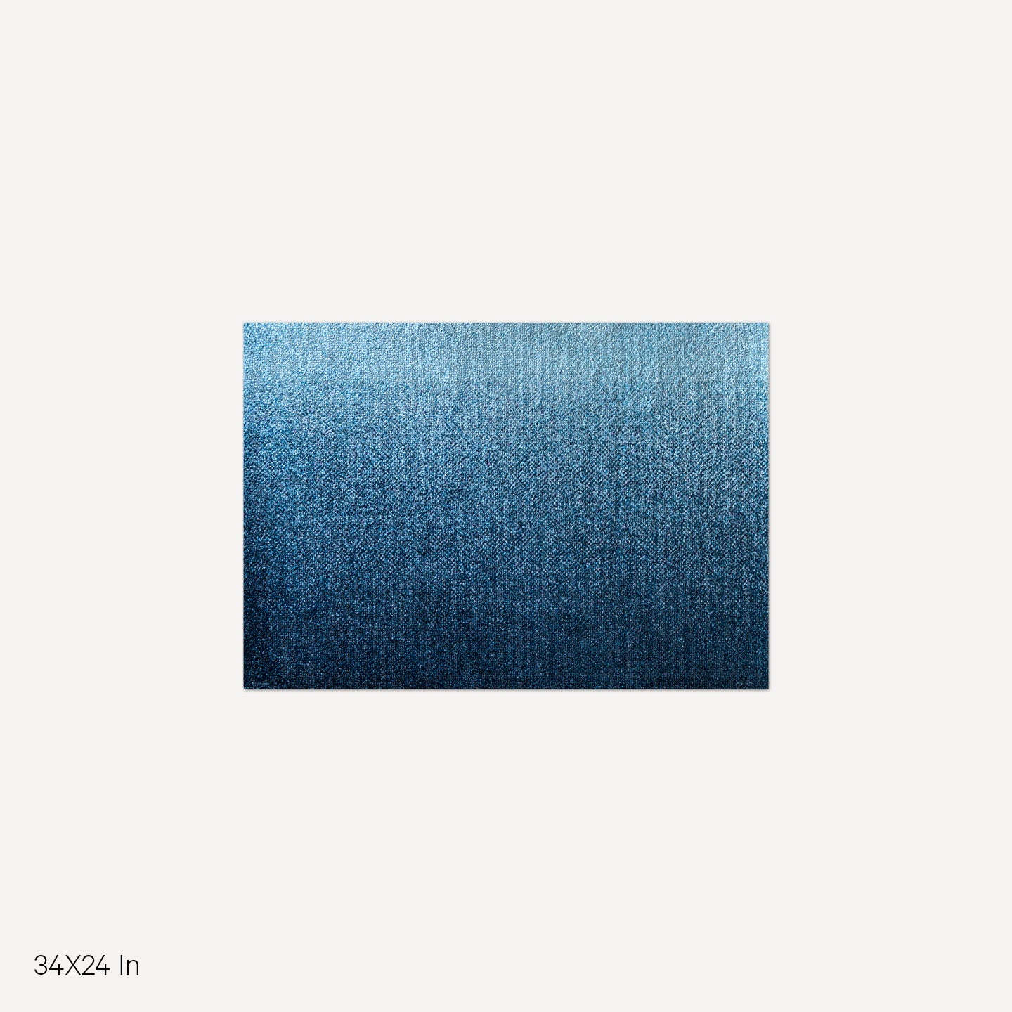 Heymat Dis Fjord Blue Ombre Gradient Doormat