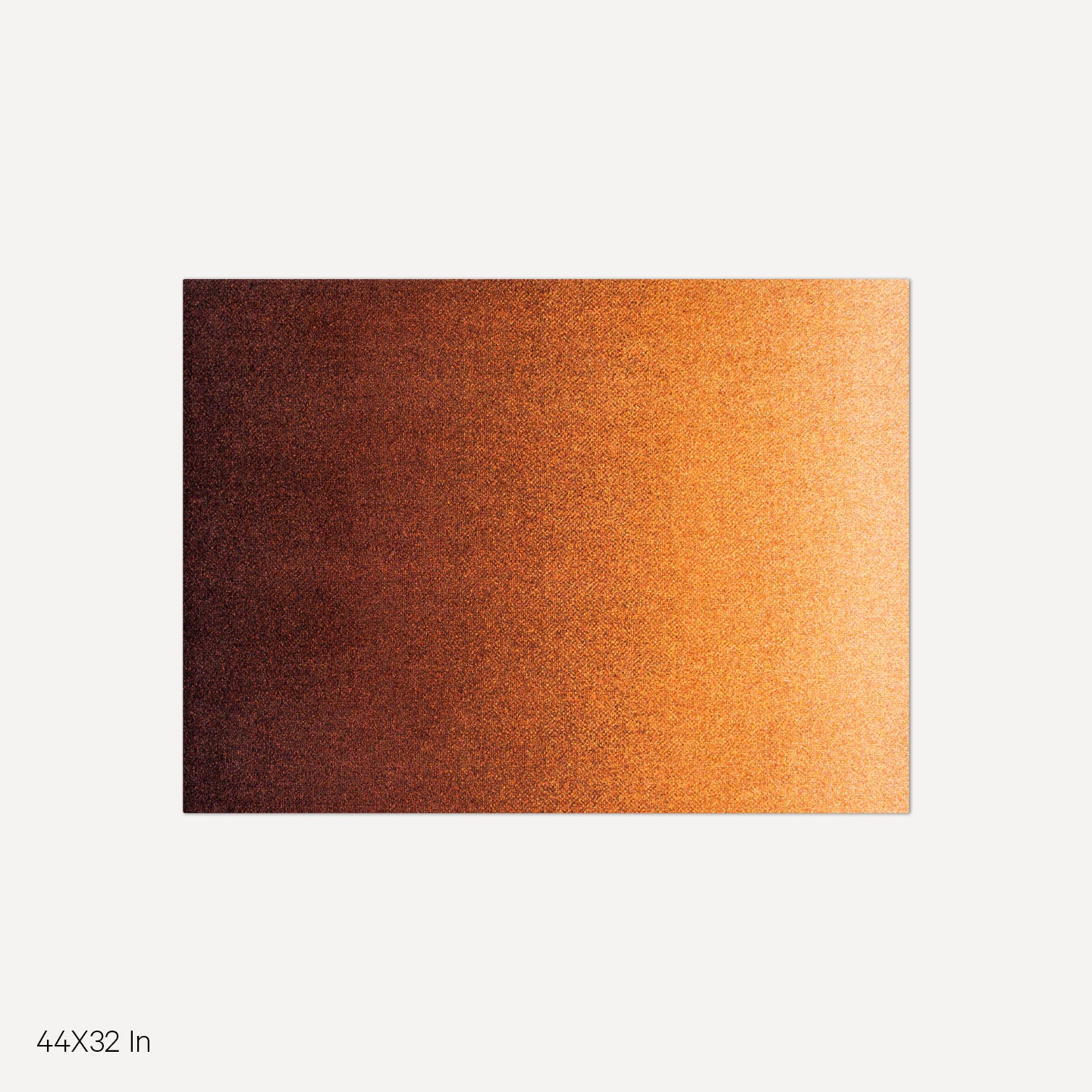Heymat Dis Rust Orange Ombre Gradient Doormat