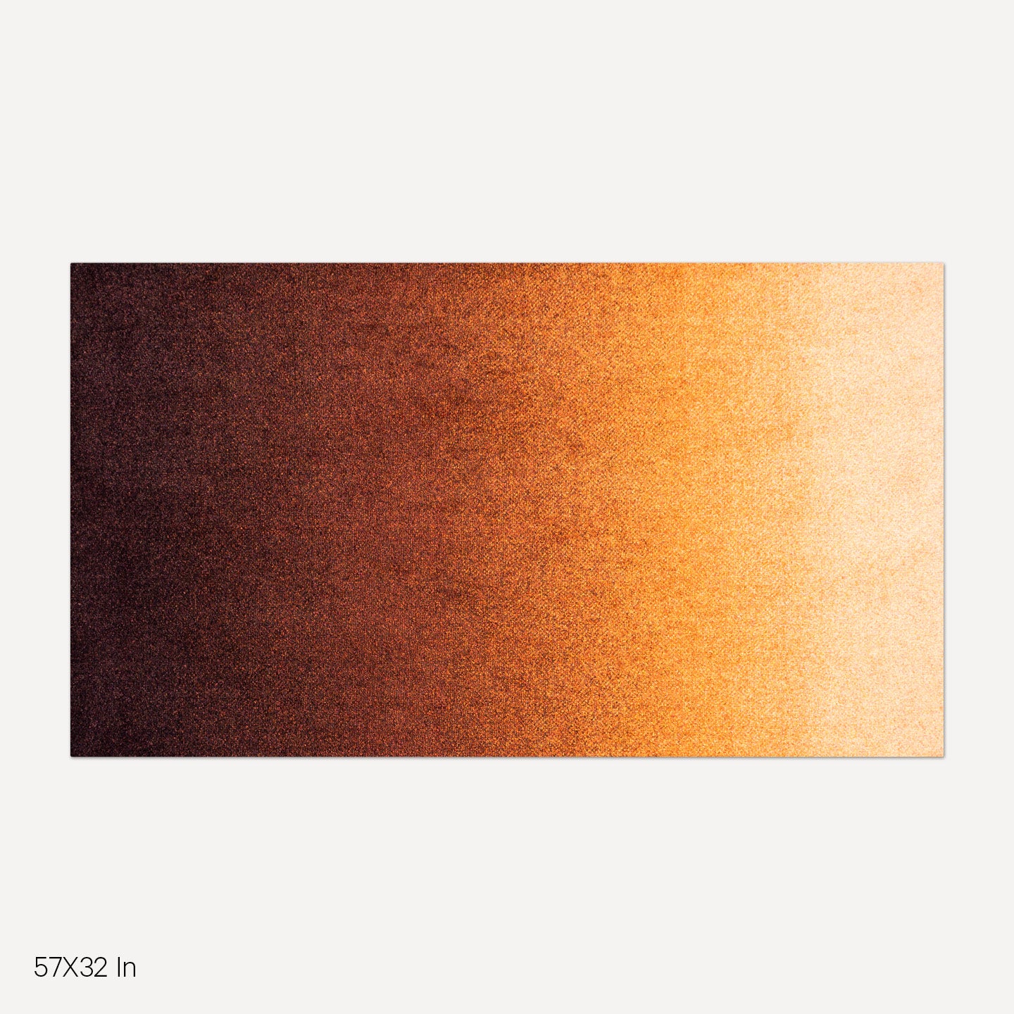 Heymat Dis Rust Orange Ombre Gradient Doormat